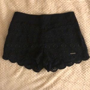 Dark blue Abercrombie and Fitch shorts